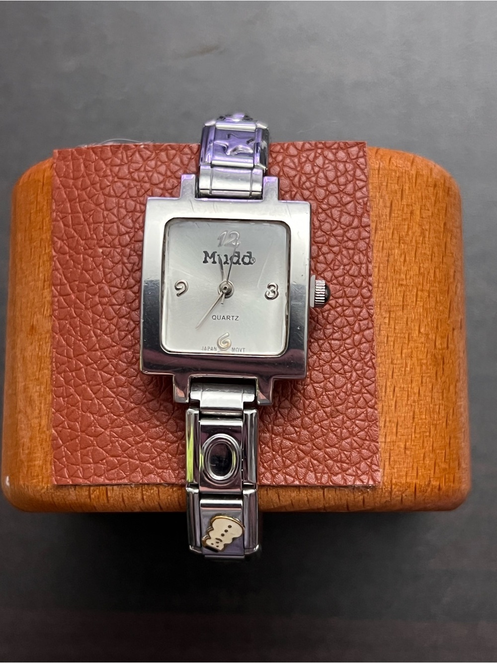 Stainless Steel Square Dial Women's Bracelet Watch - Silver